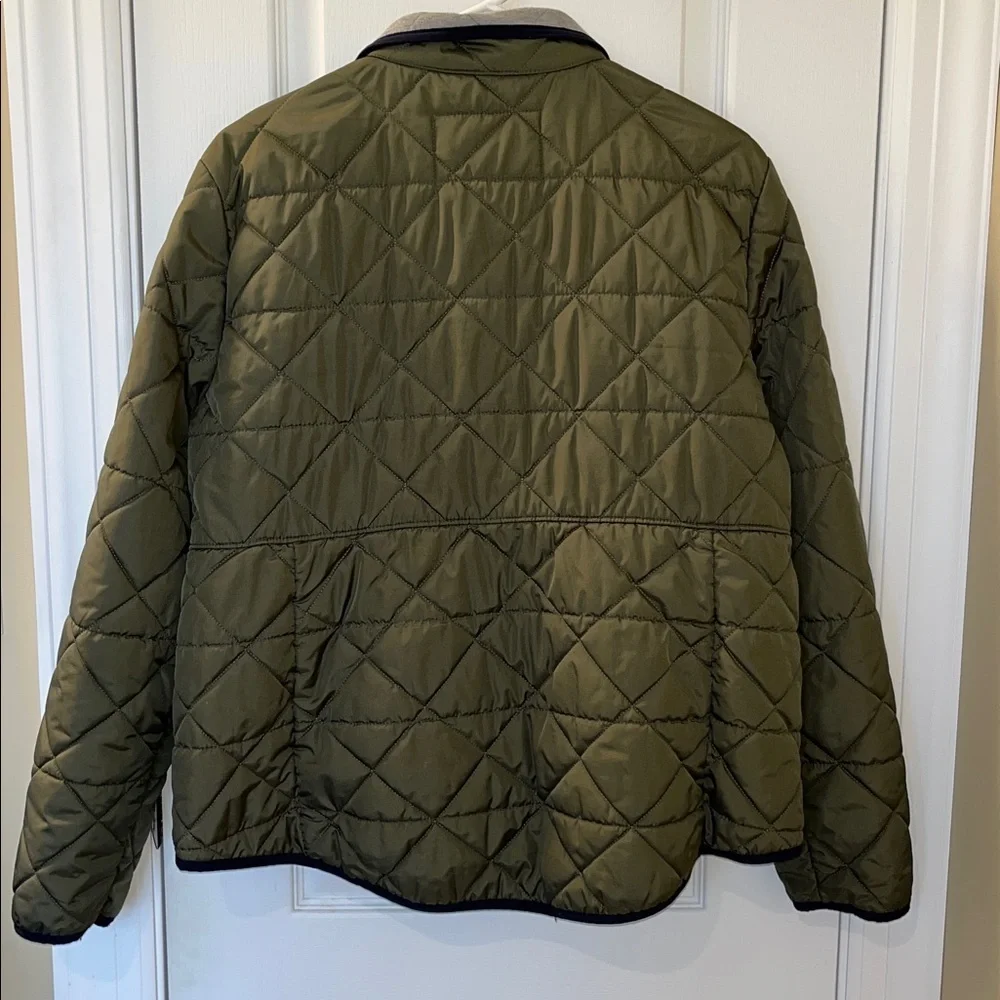 Tommy Hilfiger Women’s Quilted Jacket Size XL Olive Green